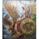 Mexican Talavera Mural Apache 2